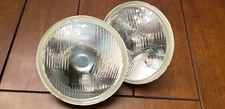VW Volkswagen bug Karmann Ghia bus 12 volt H4 headlight upgrade 7 in round Pair