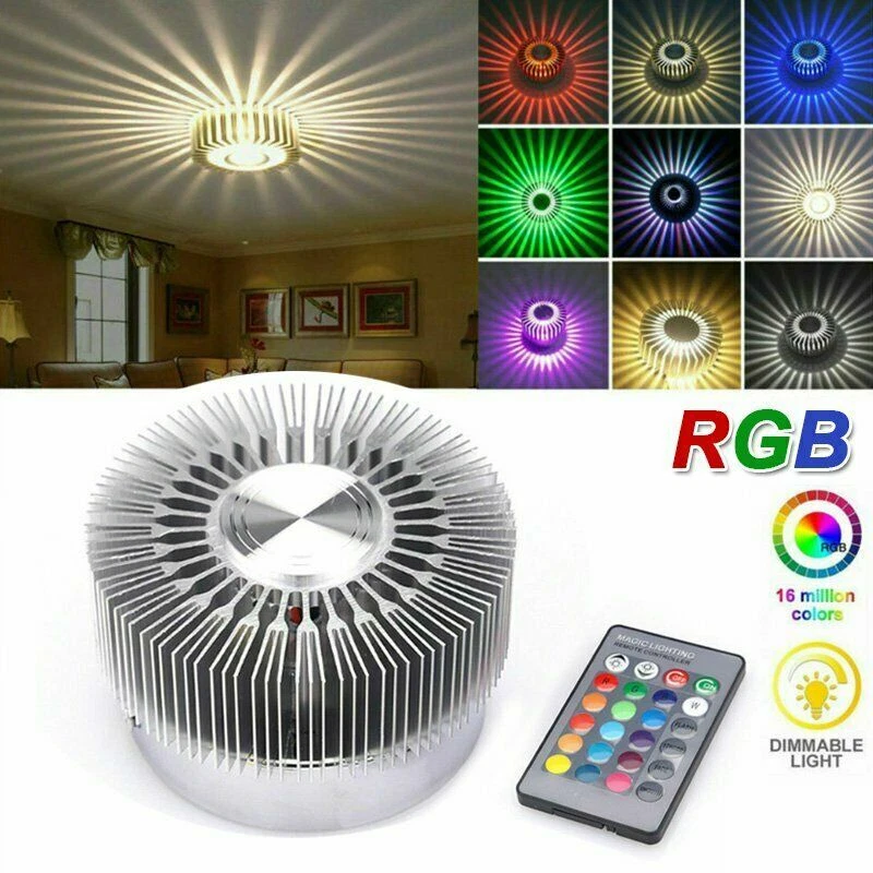 LED RGB Ceiling Light Panel Down Lights Living Room Bedroom Kitchen Wall Lamp