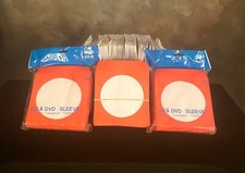 CD / DVD Paper Sleeves with Clear Window LOT 
