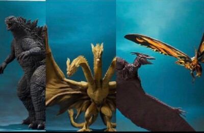 BANDAI Premium S.H.MonsterArts Godzilla King Ghidorah Radon