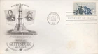 1963 First Day of Issue - Postage Stamp - Gettysburg - Art Craft