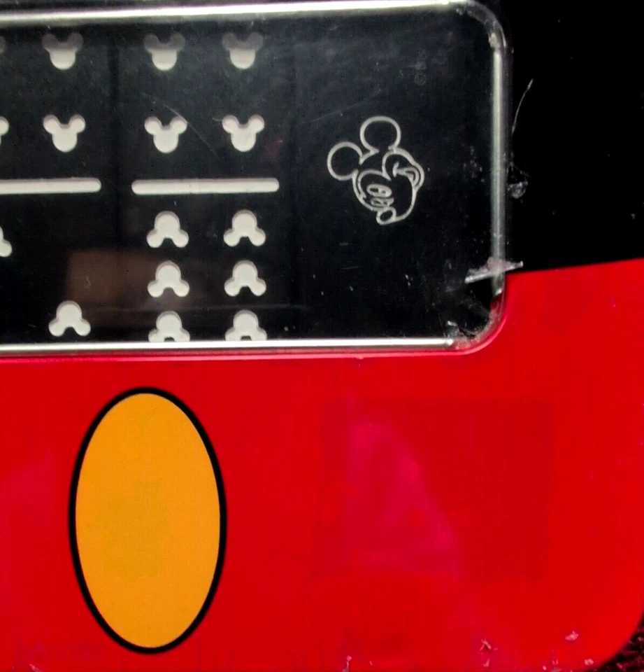 Disney Parks Exclusive Mickey Mouse Double 6 Dominoes Tin Case - BRAND NEW! - Image 2 of 3