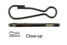 Clasp, Snap Hook, 144 Gunmetal Plated Steel 20x6mm Spring Clip Lanyard Hooks *