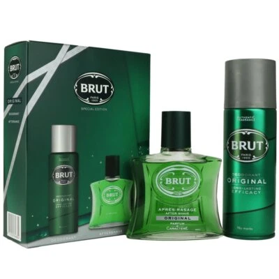 Brut Original Set 200 ml Deodorant Spray & 100 ml Aftershave Lotion