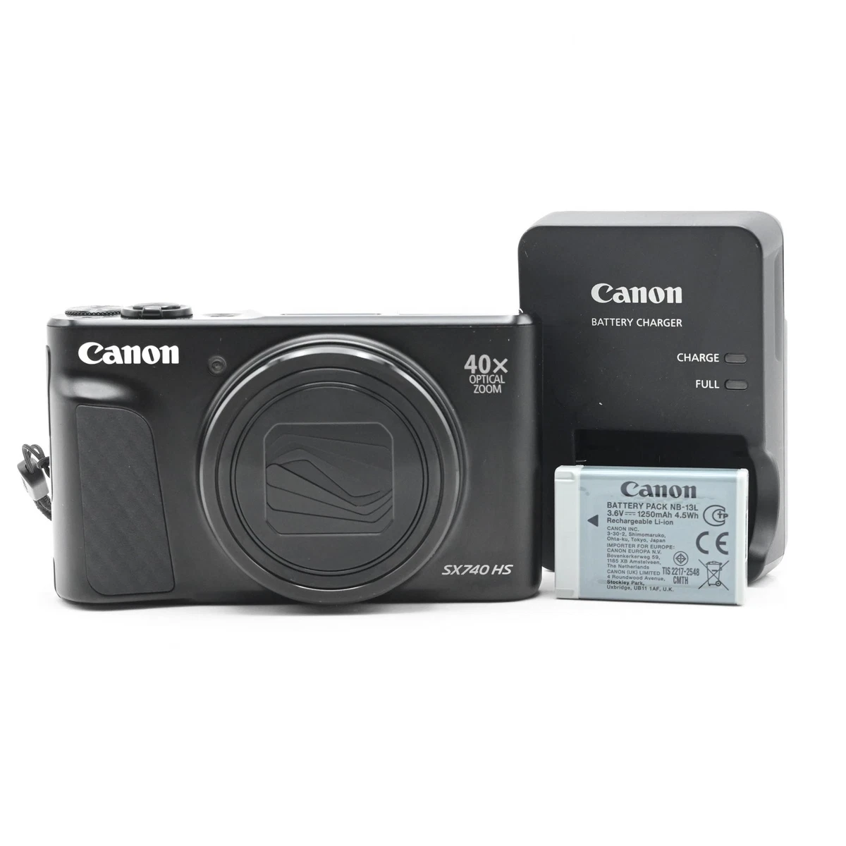 ✩新品/未使用✩ワケアリ品 Canon PowerShot SX740HS BK Canon PowerShot SX740 HS Digital Camera (Black) + 64GB Memory Card