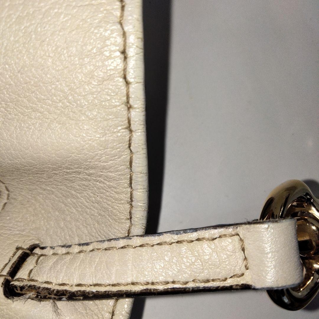 GUCCI Soho Tote Bag Leather Beige Fringe Charm Authentic B Grade thumbnail 19
