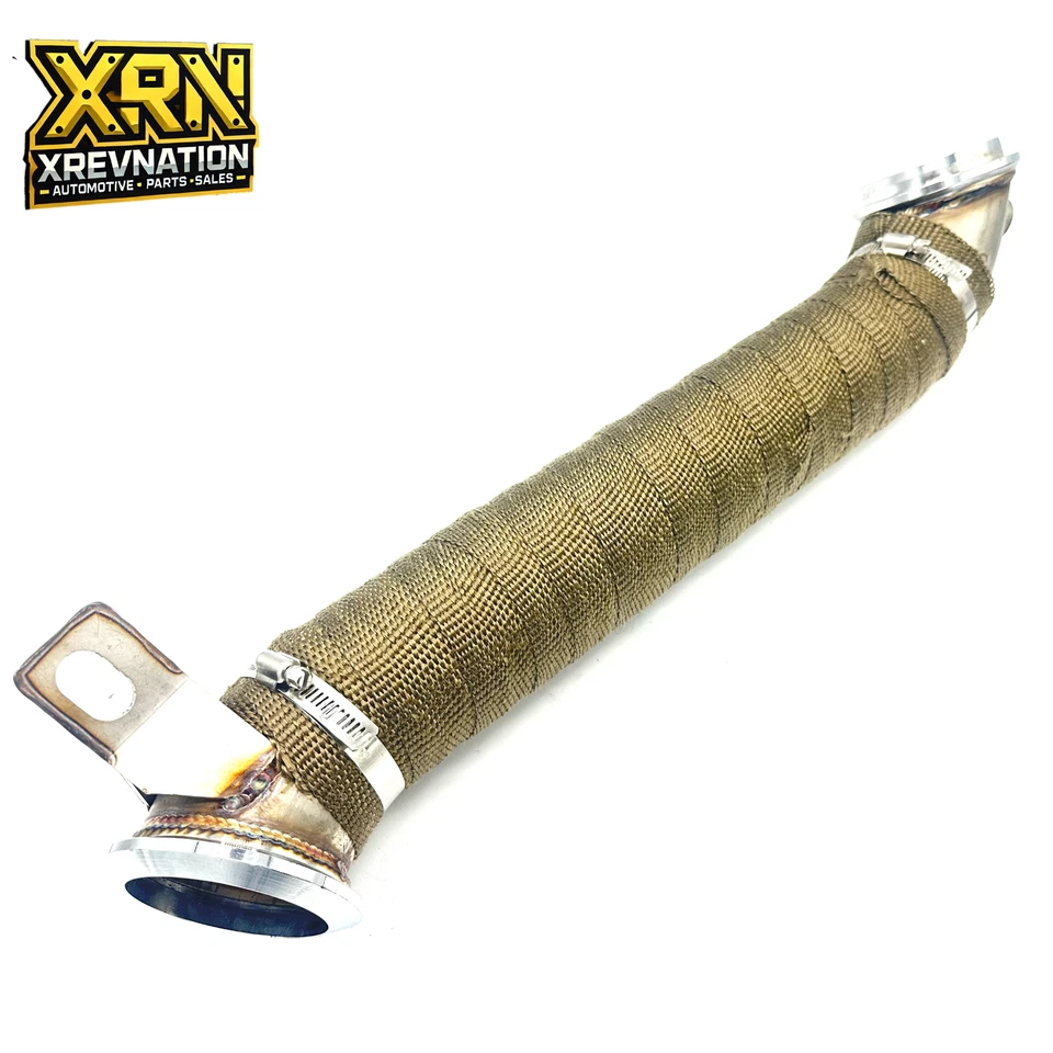 3” Turbo Exhaust Pipe w/ Heat Wrap for 2011–2015 Chevy GMC 6.6L LML Duramax - Image 3 of 3