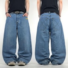 Vintage y2k stonewash archive baggy wide leg skater grunge jeans