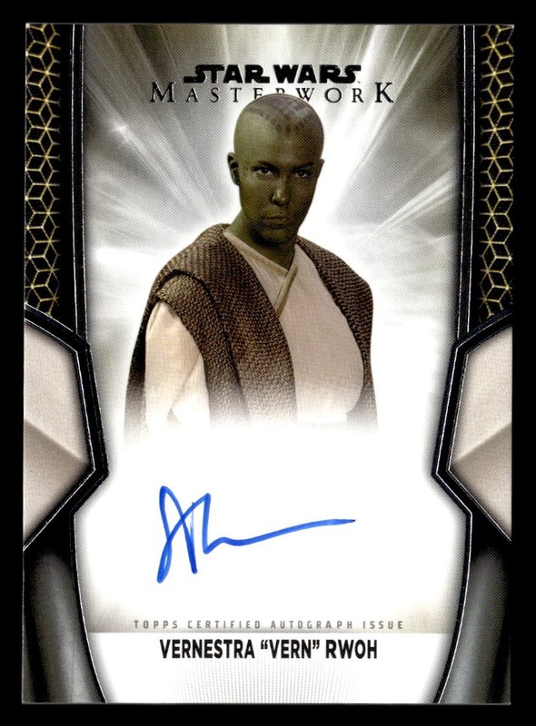 2025 Topps Star Wars Masterwork Vernestra "Vern" Rwoh Rebecca Henderson Auto
