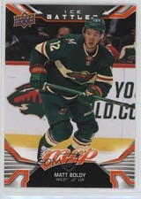 2022-23 Upper Deck MVP Ice Battles SP Matt Boldy Checklist #250 0p7l