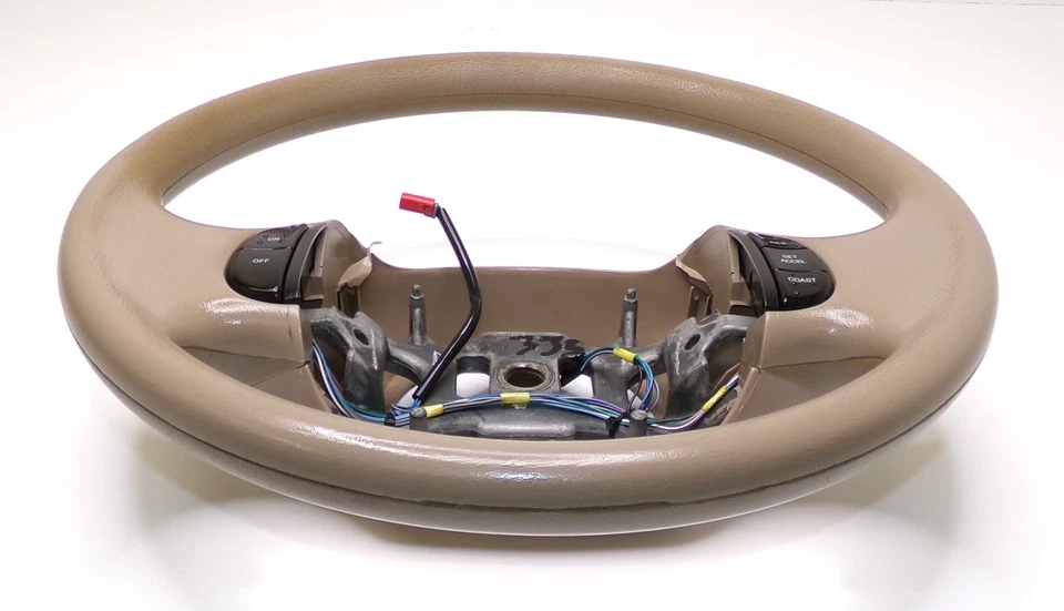 Volante vinilo marrón tostado superduty Ford Excursion 99-07 F250 F350 F-250 Foto 3 de 4