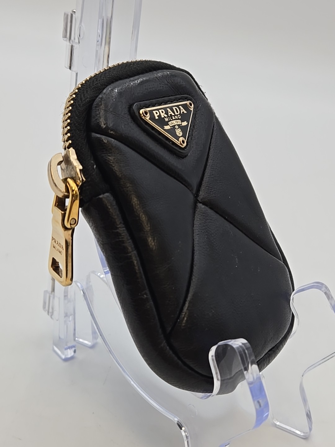 Prada System Nappa Leather Patchwork Mini Pouch - image 2