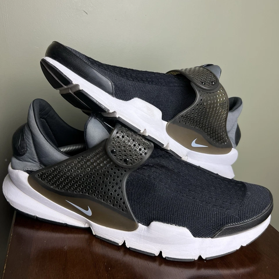 Tênis Nike masculino 14 preto branco meia dardo corrida caminhada academia 819686-007 - Imagem 3 de 4