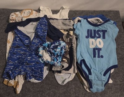 Baby Boy 3-6 Months Clothing Lot Of 21 (Swim Wear, Pants,  Etc)