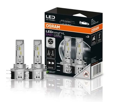 Osram H15 LEDriving HL Easy Gen2 6000K Car DRL LED Bulbs NEW 64176DWESY2 NO ECE