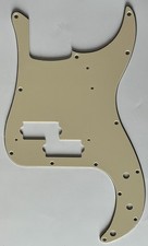 For Fit Fender '62 Precision P Bass Style Guitar Pickguard 3 Ply Vintage Yellow