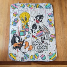 Baby Looney Tunes Comforter Quilt Blanket Bugs Bunny Tweety Sylvester Daffy Duck