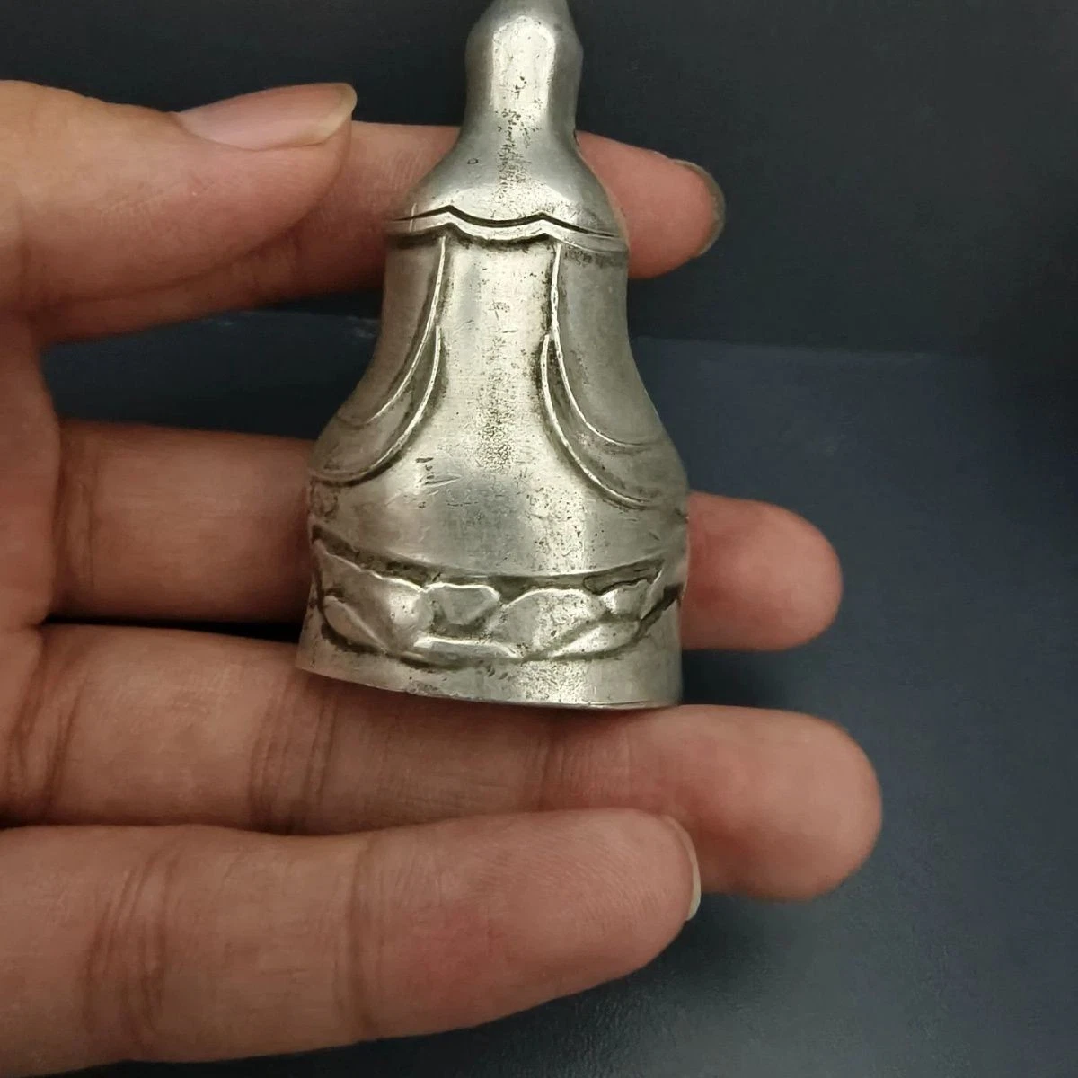 2.7" Solid Copper  Buddha Statue Tibetan Collection KWAN-YIN Fengshui Blessing