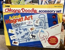 Vintage TYCO Animal Magna Doodle Accessory Set Complete