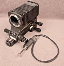 Canon Auto Bellows with Double Cable Release