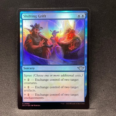 Shifting Grift Outlaws of Thunder Junction MTG NM FOIL