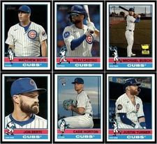 2025 Topps Heritage High Team Set Chicago Cubs  (501-700) No SP's 