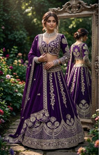 Wedding Party Wear Bridal Bridesmaid Designer Lehenga Pakistani New Lengha Choli