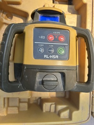 Topcon RL-H5A 1021200-50 Self-Leveling Rotary Grade Laser NON WORKING/PARTS ONLY