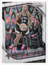 2025 Panini Prizm WNBA White Seismic #57 Jewell Loyd Las Vegas Aces Notre Dame