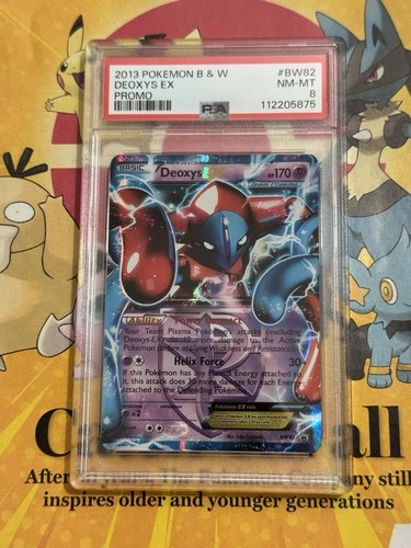 (LOW POP/CHEAPEST) 2013 POKEMON BLACK & WHITE PROMO DEOXYS EX BW82 PSA 8