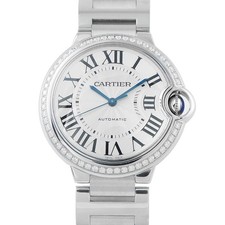 Cartier Ballon Bleu de Cartier Diamond and Steel Ladies Watch W4BB0017