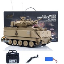 US STOCK 1/16 RC Tank M113A1 320Turret Recoil Elevation Infrared Driving Wheel