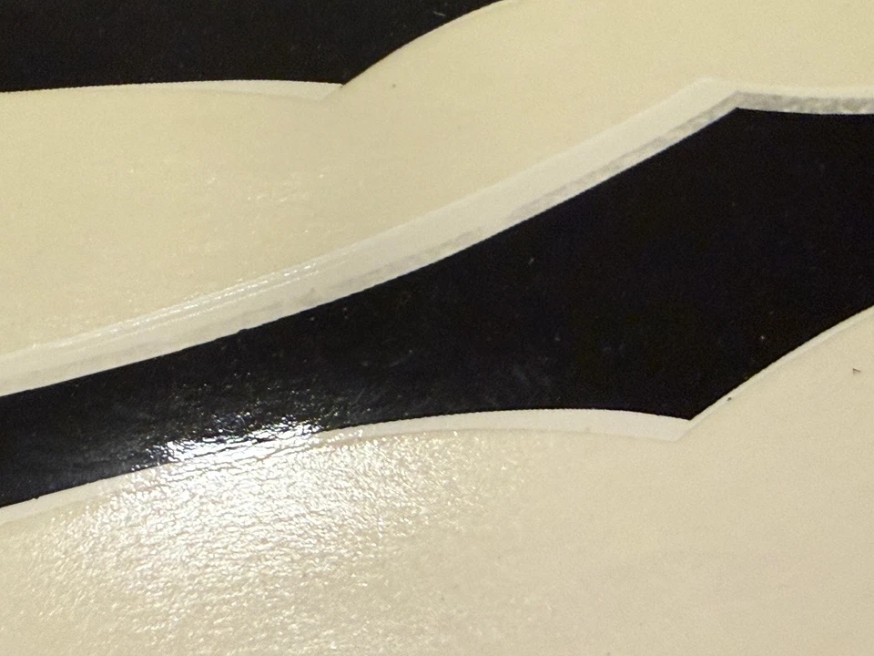 NOS Gretsch F Hole Black with white outline Waterslide Decals Duke Kramer stash - Image 3 of 4