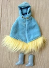 Vintage Mattel Francie doll outfit #1764 Corduroy Cape