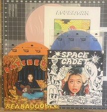 Beabadoobee Vinyl bundle Loveworm Patched Up Space Cadet EPs Colored vinyl Used Beabadoobee Vinyl bundle Loveworm Patched Up Space Cadet EPs Colored vinyl Used