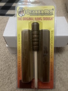 QUAKER BOY Original HAWG TROUGH Heirloom DicK Kirby Turkey Call + Hurricane Box