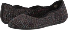 Skechers Cleo 2.0 Sheeny Size 6 M EU 36 Women's Slip-On Ballet Flat Shoes Black