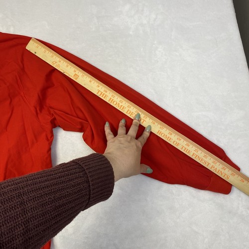 Giacca vintage Izod Harrington rossa foderata a quadri full zip uomo taglia XL - Foto 8 di 9
