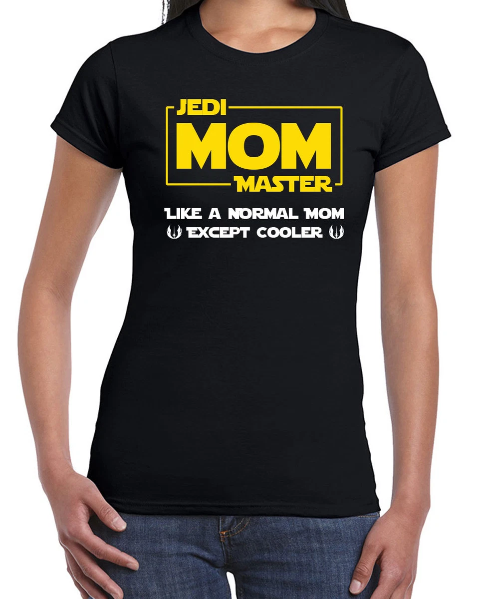 667 Jedi Mom Master Womens T shirt cosplay geek nerd star light