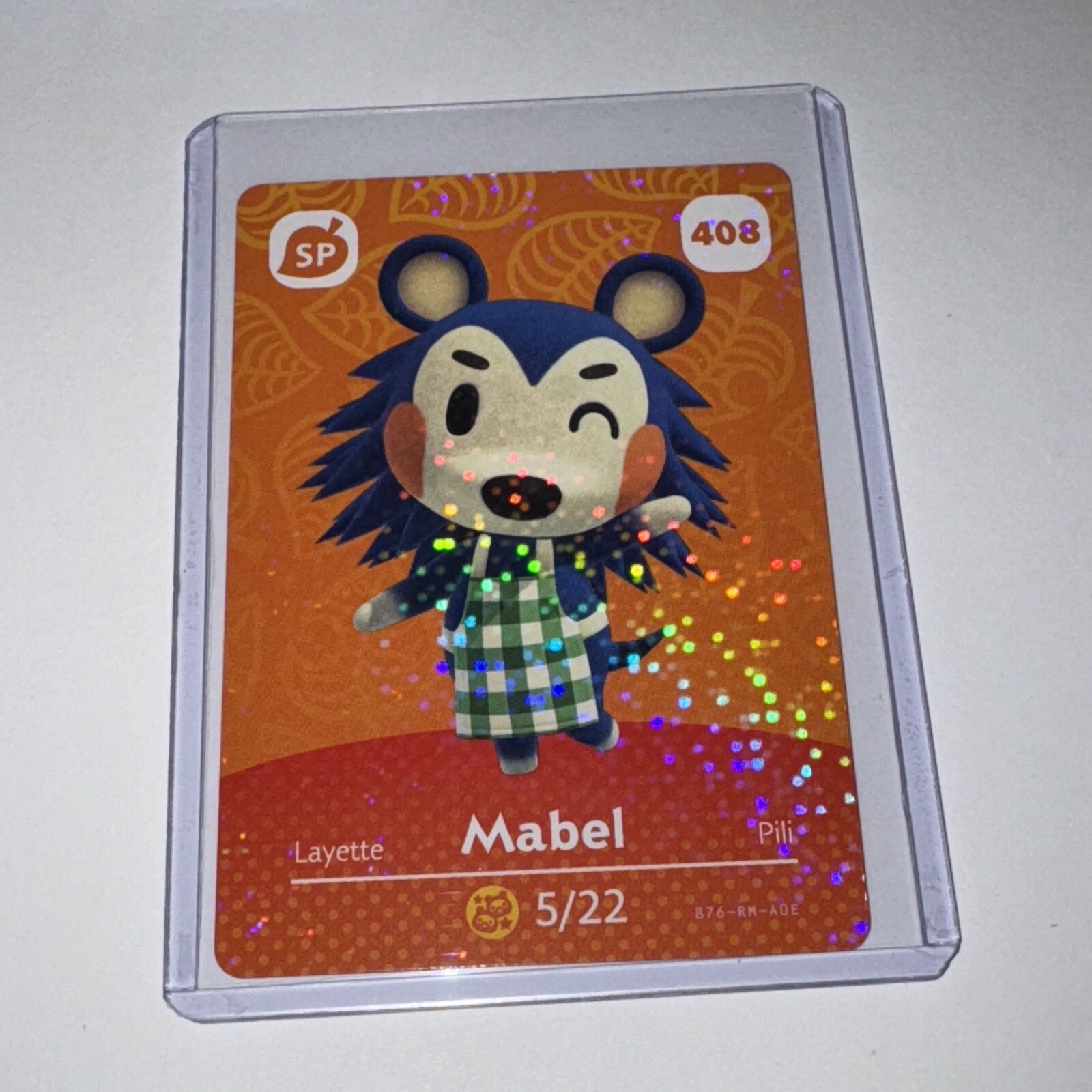!SUPER SALE! MABEL 408 Animal Crossing NINTENDO Amiibo Card SERIES 5