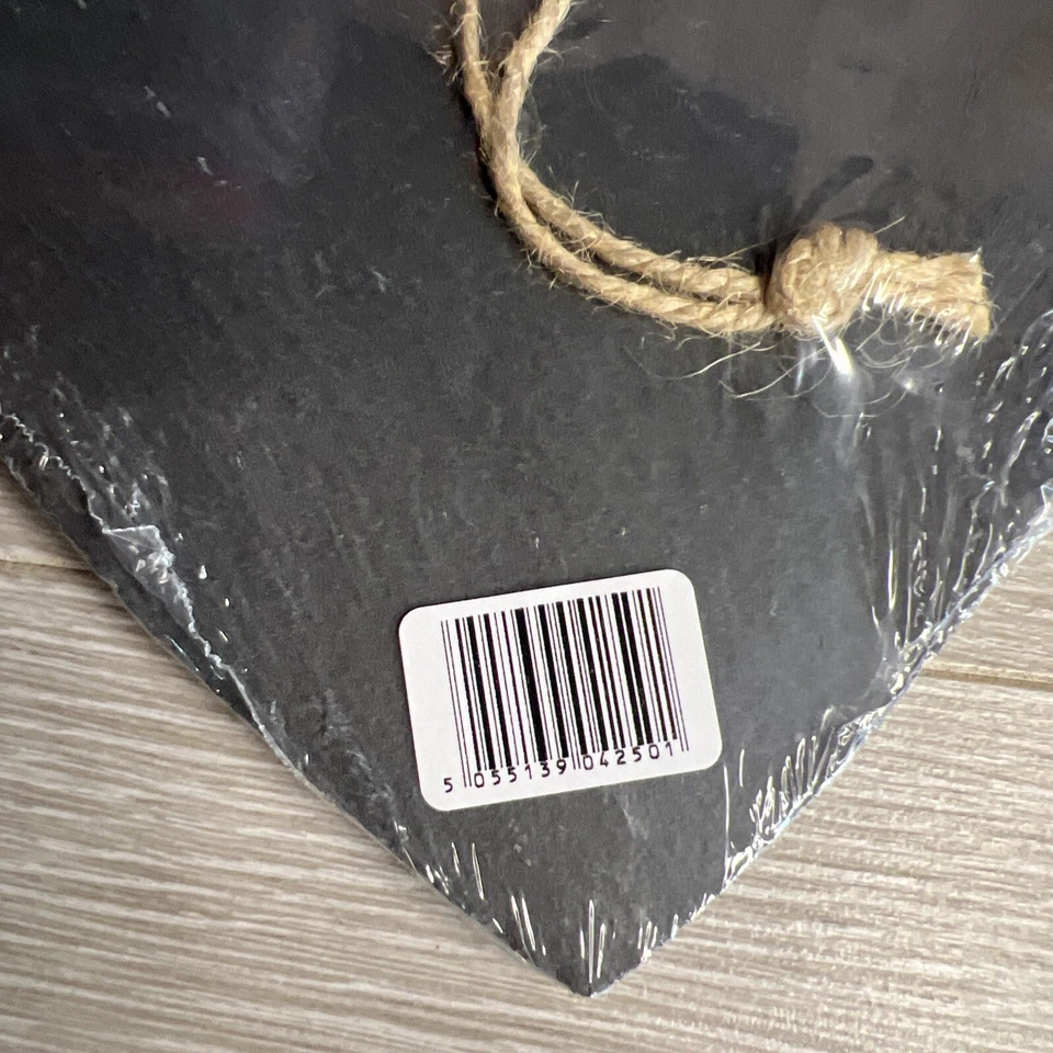 Slate Chalk Blackboard Heart Shape ❤️ Memos & Notes & Home Decor 20cm X 17cm - Image 4 of 4