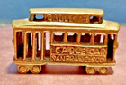 Souvenir San Francisco Brass Paperweight Trolley Powell St Cable Car 2 in Used — photo 4