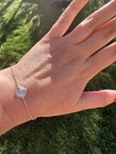 Fred Of Paris 18K White Gold Diamond 0.1ct Chalcedony Bracelet — photo 6