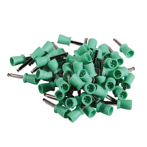 100/200pcs Dental Latch type Rubber Polishing Cups Brushes Tooth Prophy Polisher - Picture 20 of 50