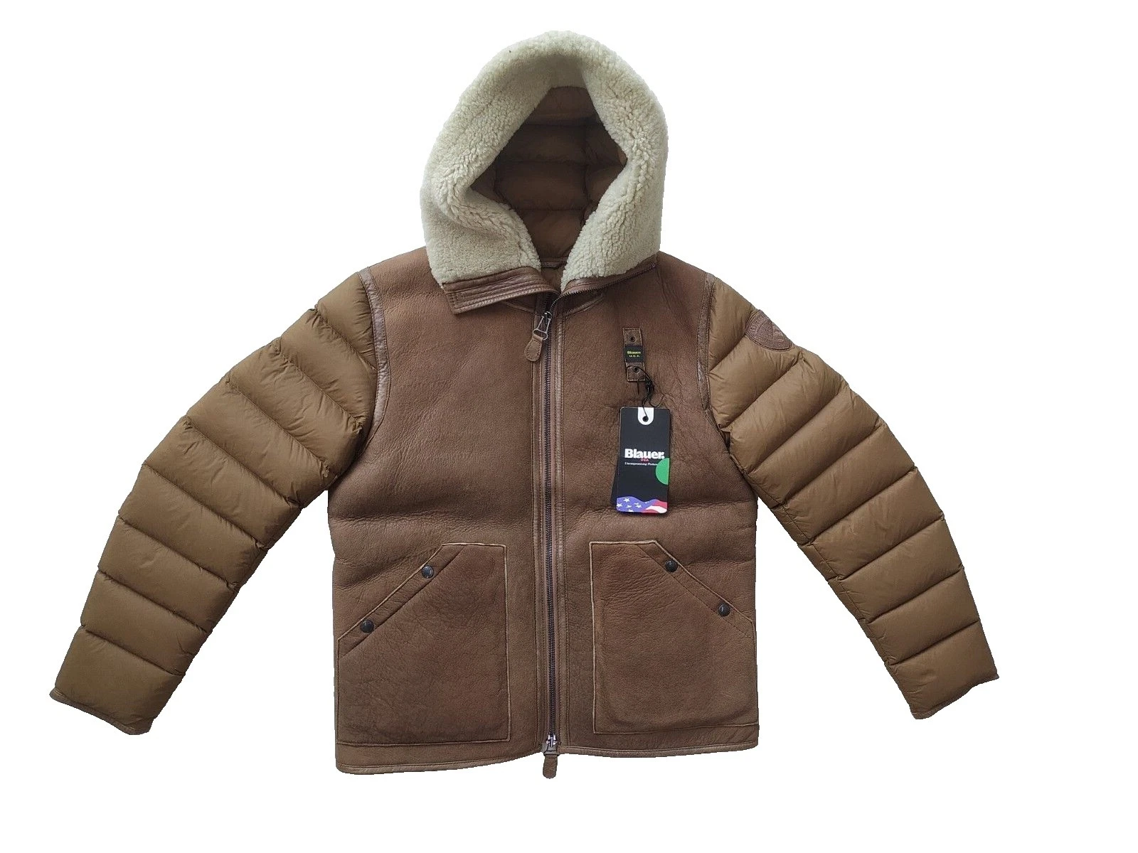 Blauer Marrón abrigos, chaquetas y chalecos para hombres