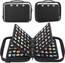 Enamel Pin Display Pages Pin Carrying Case Pins Collection Storage Organizer ...