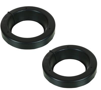 Pair Set 2 Front Upper Coil Spring Insulators Moog for Chevy S10 GMC Jimmy RWD