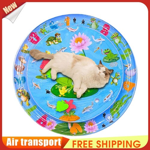 Wassersensor Spielmatte mit Fischsensor Wasserspielmatte Katze Wasserspielmatte (D)