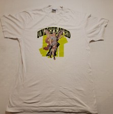Undftd White Undfeated Angel Graphic Print Short Sleeve Crew Neck Size M Shirt