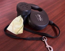 Pet Dog Poop Bag Dispenser Carrier Holder for Flexi Retractable Leash 3D Printed
